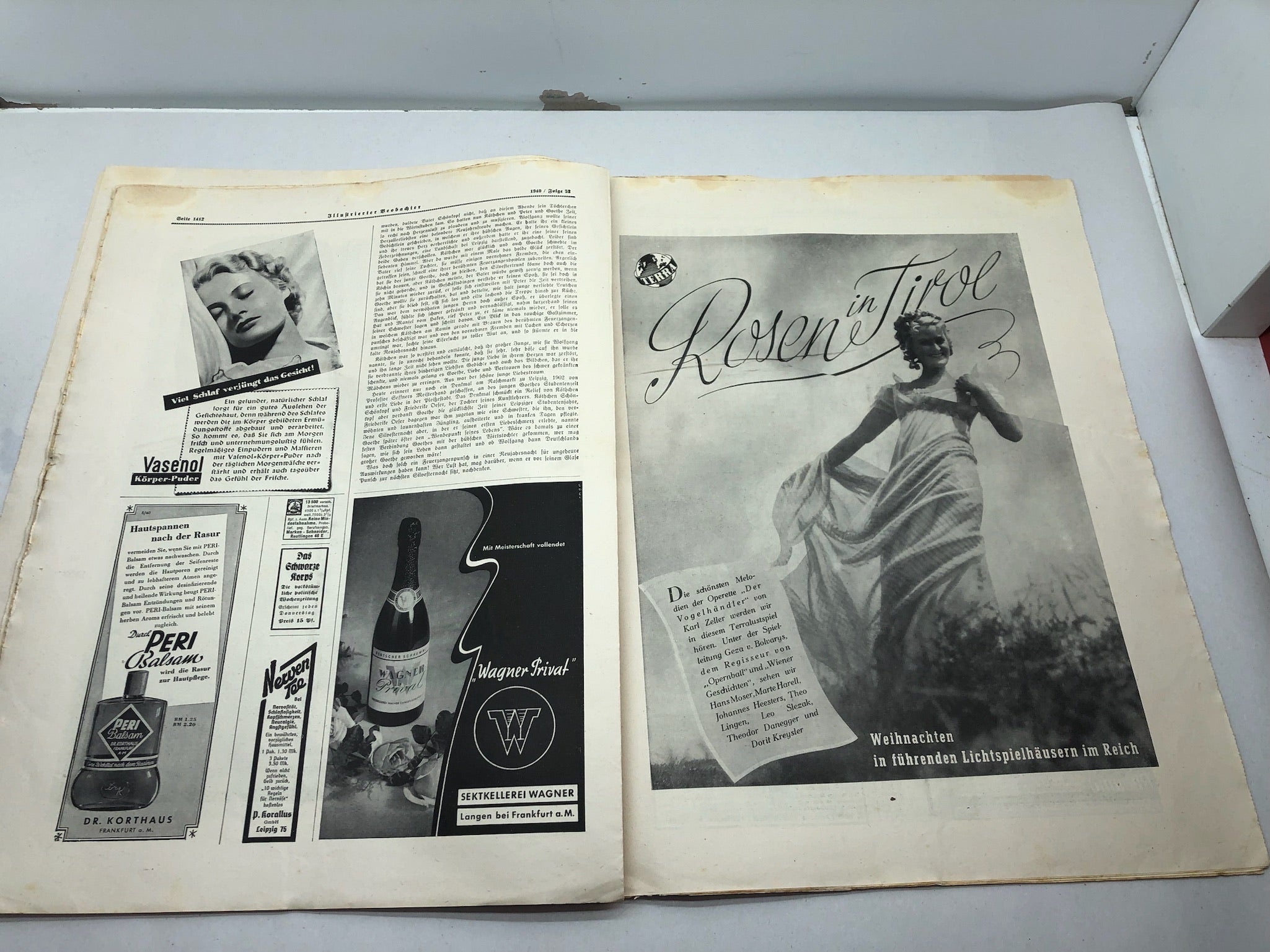 JB Juustrierter Beobachter NSDAP Magazine Original WW2 German - 26th December 1940 - The Militaria Shop