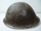 Original WW2 British / Canadian Army Mk3 High Rivet Turtle Army Combat Helmet - The Militaria Shop