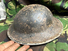 British Army Mk2 Brodie Helmet - Original WW2 - South African Manufactured - The Militaria Shop