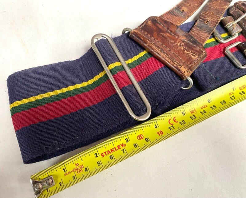 Genuine British Army Unknown Regimental Stable Belt. Approx 30" Waist. - The Militaria Shop