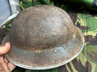 British Army Mk2 Brodie Helmet - Original WW2 - South African Manufactured - The Militaria Shop