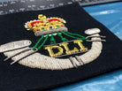 British Army Bullion Embroidered Blazer Badge - Durham Light Infantry - The Militaria Shop