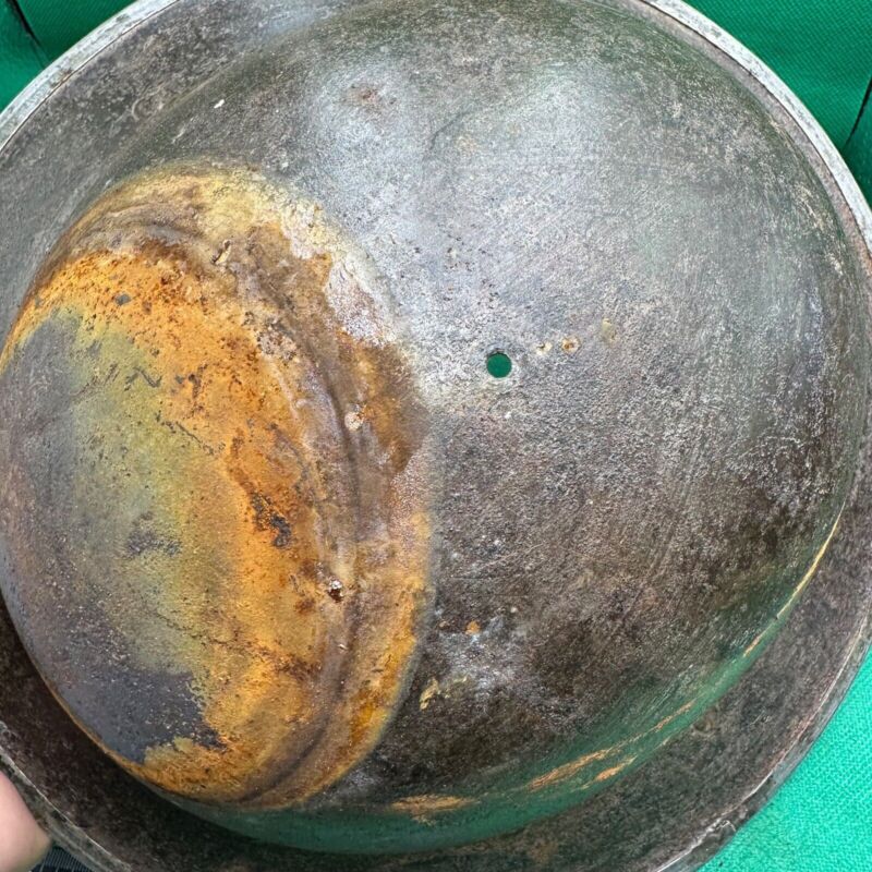 British Army Mk2 Brodie Helmet - Original WW2 - South African Manufactured - The Militaria Shop
