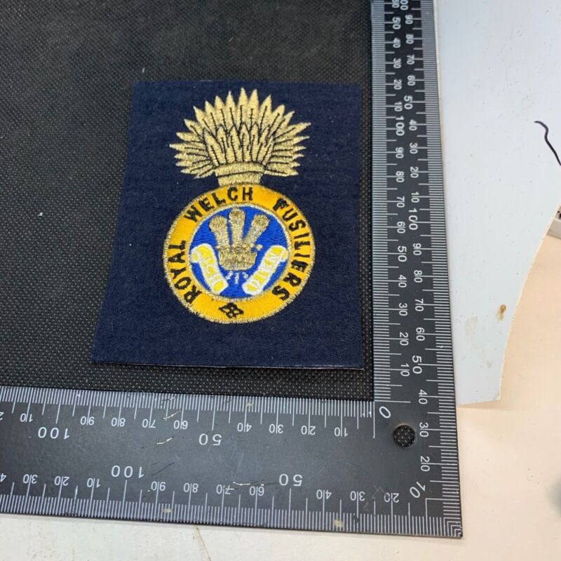 British Army Royal Welch Fusiliers Regiment Embroidered Blazer Badge - The Militaria Shop