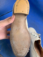Original WW2 British Army Women's White Summer Shoes - ATS WAAF - Size 240s - The Militaria Shop