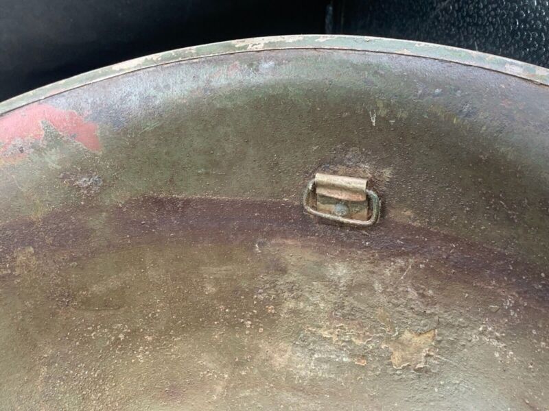 Original WW2 British Army / Canadian Army Mk3 Turtle Combat Helmet - The Militaria Shop