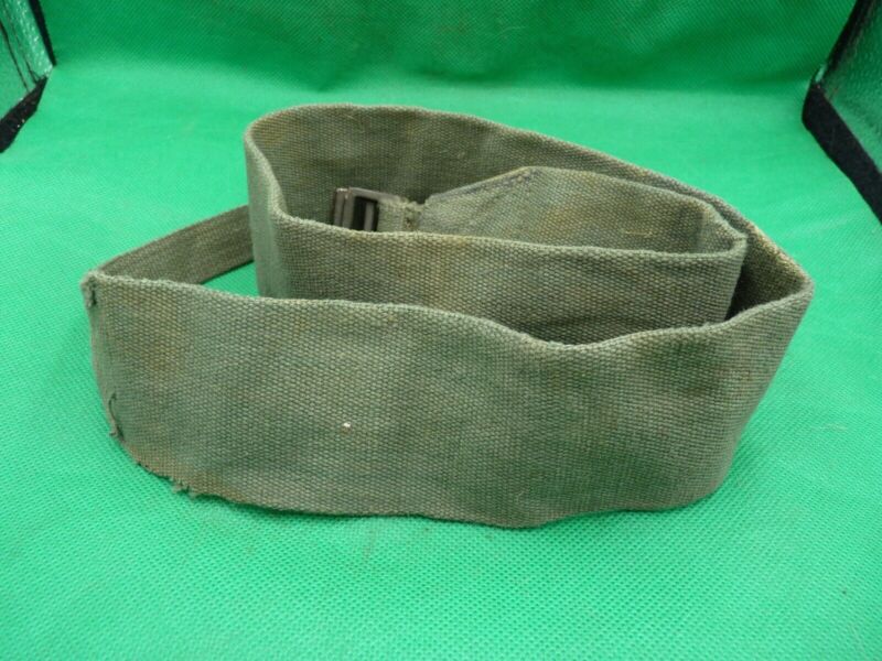 Original WW2 British Army 44 Pattern Equipment Strap - 1945 Dated - The Militaria Shop