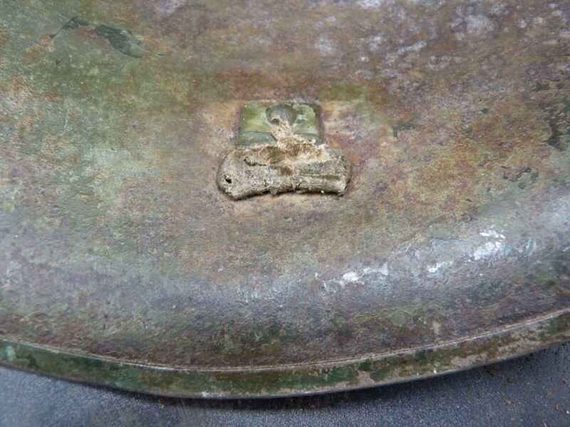 Mk3 Canadian / British Army Original WW2 Turtle Helmet High Rivet - The Militaria Shop