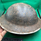 British Army Mk2 Brodie Helmet - Original WW2 - South African Manufactured - The Militaria Shop