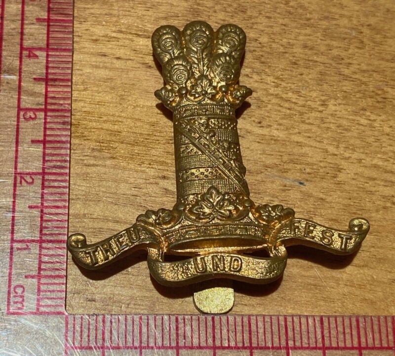 British Army - 11th Hussars staybrite cap badge - The Militaria Shop