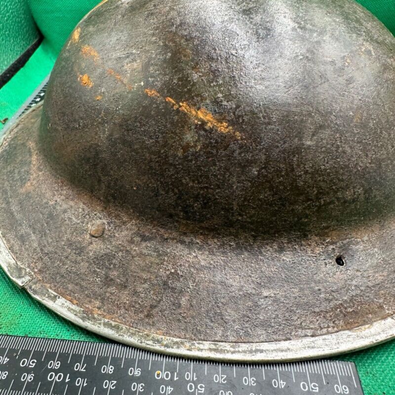 British Army Mk2 Brodie Helmet - Original WW2 - South African Manufactured - The Militaria Shop