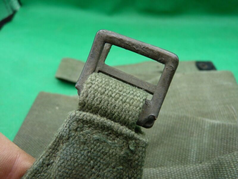 Original WW2 British Army 44 Pattern Equipment Strap - 1945 Dated - The Militaria Shop