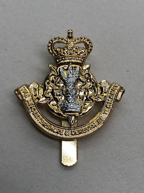 Genuine British Army Cap Badge - Leicestershire & Derbyshire Yeomanry - The Militaria Shop