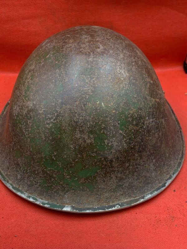 Mk3 Turtle Helmet - Original WW2 British / Canadian Army Combat Helmet - The Militaria Shop