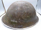 Original WW2 British / Canadian Army Mk3 High Rivet Turtle Army Combat Helmet - The Militaria Shop