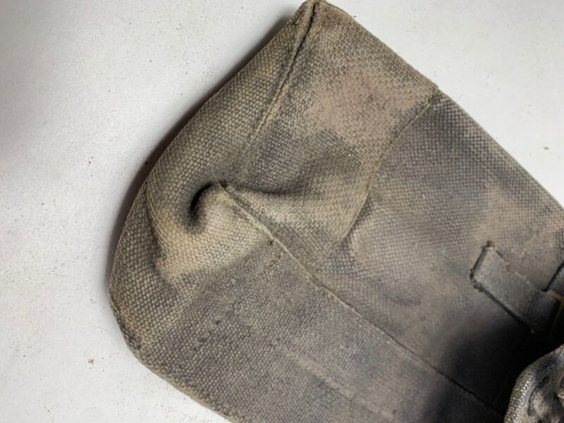 Original WW2 Pattern 37 Pattern British Army Webbing Bren Pouch - The Militaria Shop