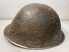 Mk3 Canadian / British Army Original WW2 Turtle Helmet High Rivet - The Militaria Shop