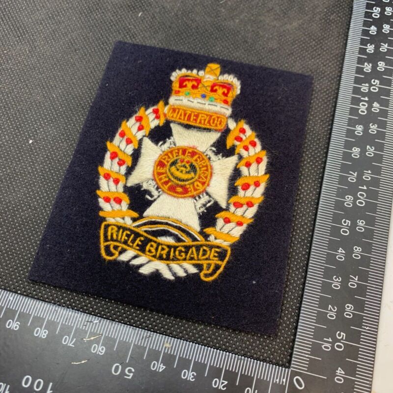 British Army The Rifle Brigade Regiment Embroidered Blazer Badge - The Militaria Shop