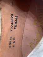 Original WW2 British Army Women's White Summer Shoes - ATS WAAF - Size 235s - The Militaria Shop