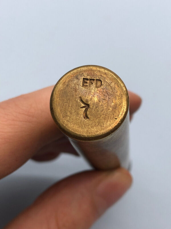 Original WW1 / WW2 British Army Lee Enfield SMLE Brass Oil Bottle - The Militaria Shop