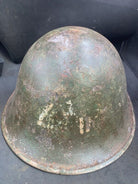 Original WW2 British Army / Canadian Army Mk3 Turtle Combat Helmet - The Militaria Shop