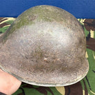 WW2 Canadian Army Mk3 Turtle Helmet - Original Helmet Shell - High Rivet - The Militaria Shop