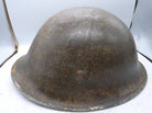 Original WW2 British / Canadian Army Mk3 High Rivet Turtle Army Combat Helmet - The Militaria Shop
