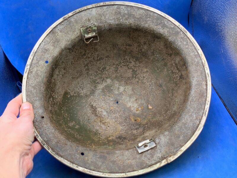 Original WW2 British Army South African Made Combat Helmet Mk2 Brodie - The Militaria Shop