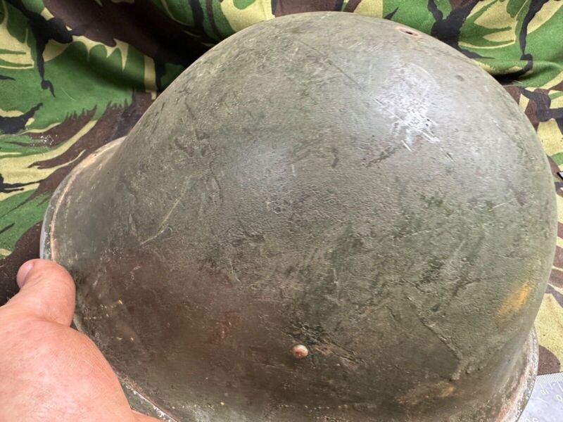 British / Canadian Army Mark 3 Turtle Helmet - Original WW2 Combat Helmet - The Militaria Shop