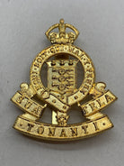 Original WW2 British Army Kings Crown Cap Badge - Royal Army Ordnance Corps - The Militaria Shop