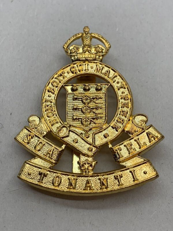 Original WW2 British Army Kings Crown Cap Badge - Royal Army Ordnance Corps - The Militaria Shop