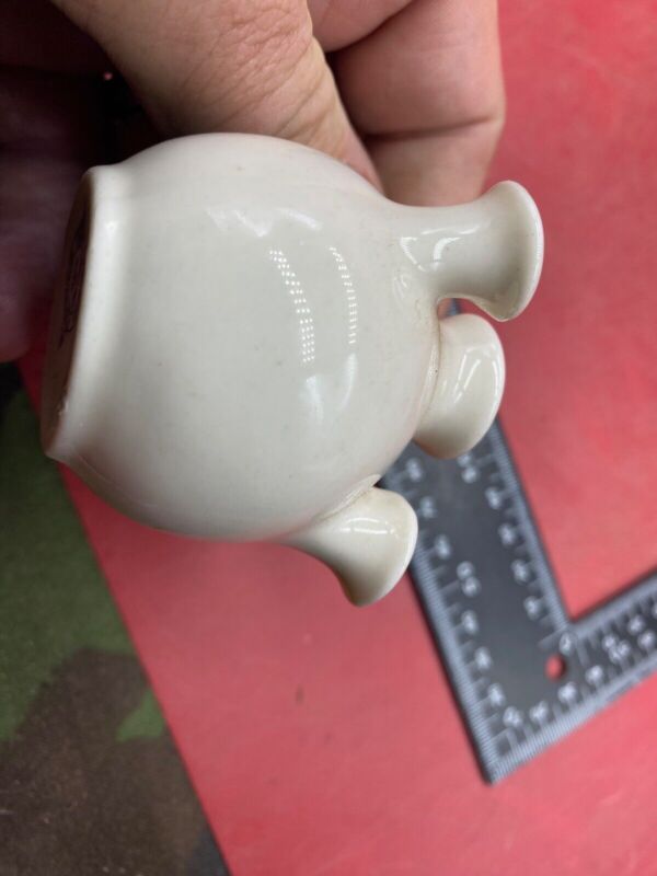 1930's Era British Commemorative Small Pottery Vase for the Town of BRIDGEW - The Militaria Shop