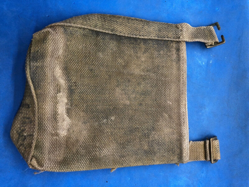 WW2 British Army 37 Pattern Webbing Water Bottle Carrier Harness - 1944 Dated - The Militaria Shop