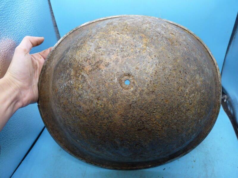 Original WW2 Onwards British Army Mk4 Turtle Helmet - The Militaria Shop