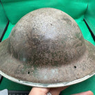British Army Mk2 Brodie Helmet - Original WW2 - South African Manufactured - The Militaria Shop