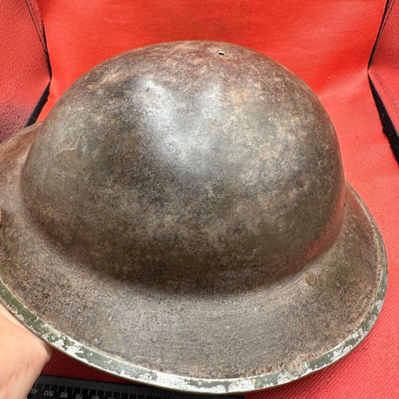 British Army Mk2 Brodie Helmet - Original WW2 - South African Manufactured - The Militaria Shop