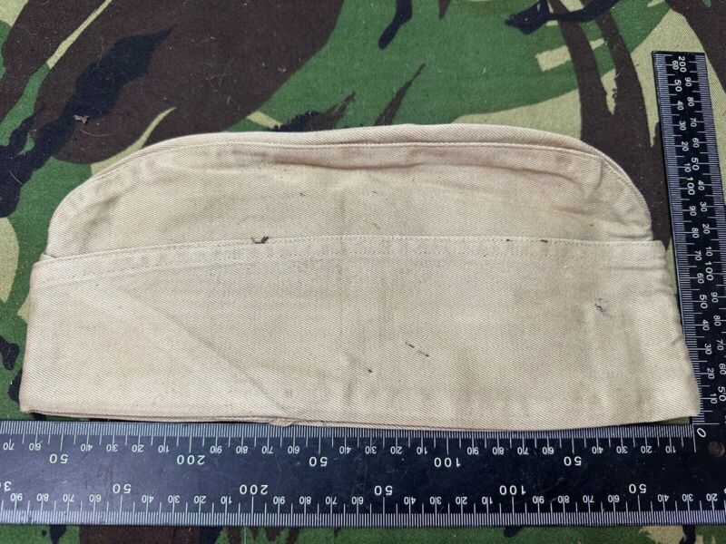 Original WW2 US Army Garrison Side Cap Hat - Old Stock - Combat Servicable - The Militaria Shop