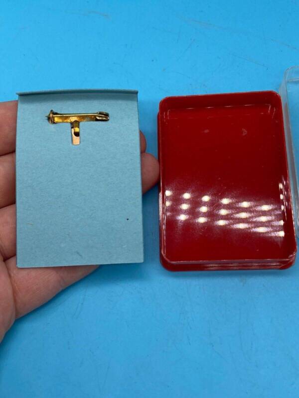Genuine East German DDR Collective Socialist Work Labor Badge Red Box - The Militaria Shop