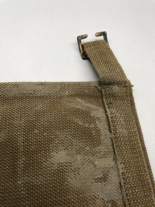 WW2 British Army 37 Pattern Webbing Water Bottle Carrier Harness - 1943 Dated - The Militaria Shop