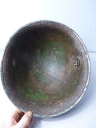 Mk3 Canadian / British Army Original WW2 Turtle Helmet High Rivet - The Militaria Shop