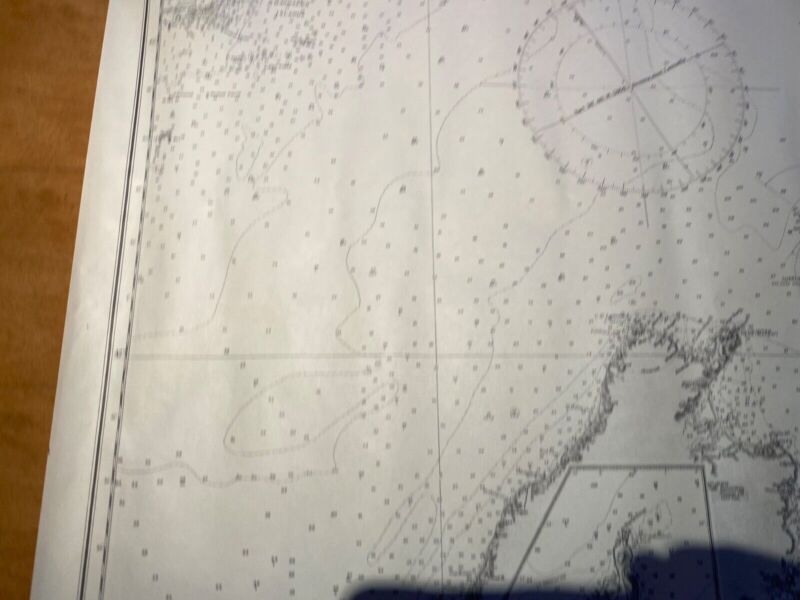 WW2 British 1952 Dated ADMIRALTY EDITION map of THE GULF OF ST. LAWRENCE. - The Militaria Shop