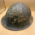 Original WW2 British / Canadian Army Mk3 Hight Rivet Turtle Army Combat Helmet - The Militaria Shop