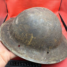 British Army Mk2 Brodie Helmet - Original WW2 - South African Manufactured - The Militaria Shop