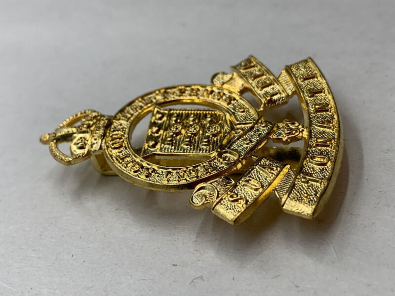 Original WW2 British Army Kings Crown Cap Badge - Royal Army Ordnance Corps - The Militaria Shop