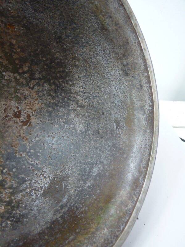 Original WW2 British / Canadian Army Mk3 High Rivet Turtle Army Combat Helmet - The Militaria Shop