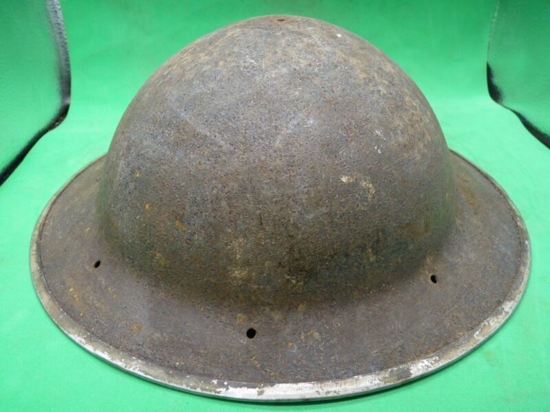 Original WW2 South African Army Mk2 Brodie Helmet - British Style Combat Helmet - The Militaria Shop