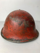 Mk3 Canadian / British Army Original WW2 Turtle Helmet High Rivet - The Militaria Shop