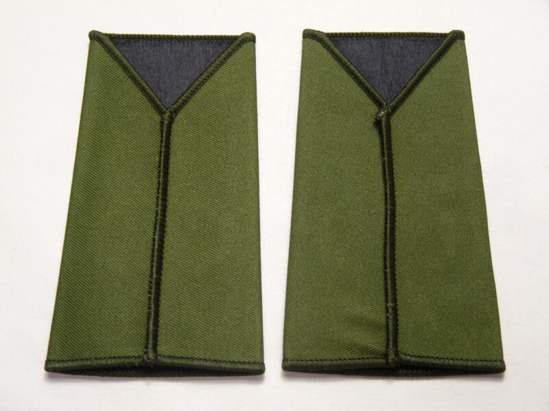 OD Green Rank Slides / Epaulette Single Genuine British Army - ACF WO - The Militaria Shop
