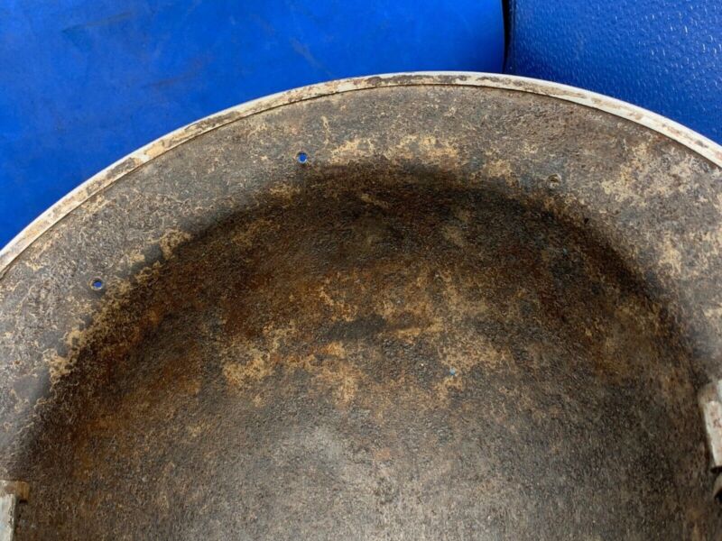 Original WW2 British Army South African Made Combat Helmet Mk2 Brodie - The Militaria Shop