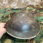 Original WW2 British Style South African Mk2 Army Combat Helmet - The Militaria Shop
